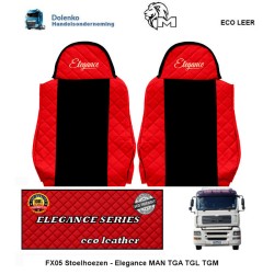 ECO Leder Seat covers - Elegance Suitable For MAN-TGA-TGL-TGM
