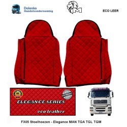 ECO LEDER Sitzbezüge PASSEND FÜR MAN-TGA-TGL-TGM
