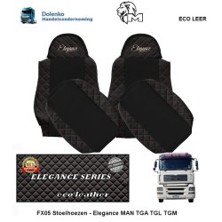ECO LEDER Sitzbezüge PASSEND FÜR MAN-TGA-TGL-TGM