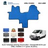 OPEL VIVARO II (2014-) 1+1 ECO LEER VLOERMATTEN GL03-KL03
