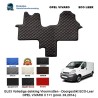 OPEL VIVARO II (2014-) 1+1 ECO LEER VLOERMATTEN GL03-KL03