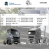 FULL CURTAIN SETS SERIE SUITABLE FOR MAN TGX - TGA - TGS - TGM - TGL