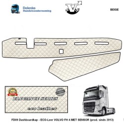 Armaturenbrettpolster - ECO-Leder, VOLVO FH 4 MIT SENSOR (prod. sinds 2013)