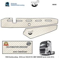 Dashboard Upholstery - ECO-Leather, VOLVO FH 4 WITH SENSOR (prod. sinds 2013)