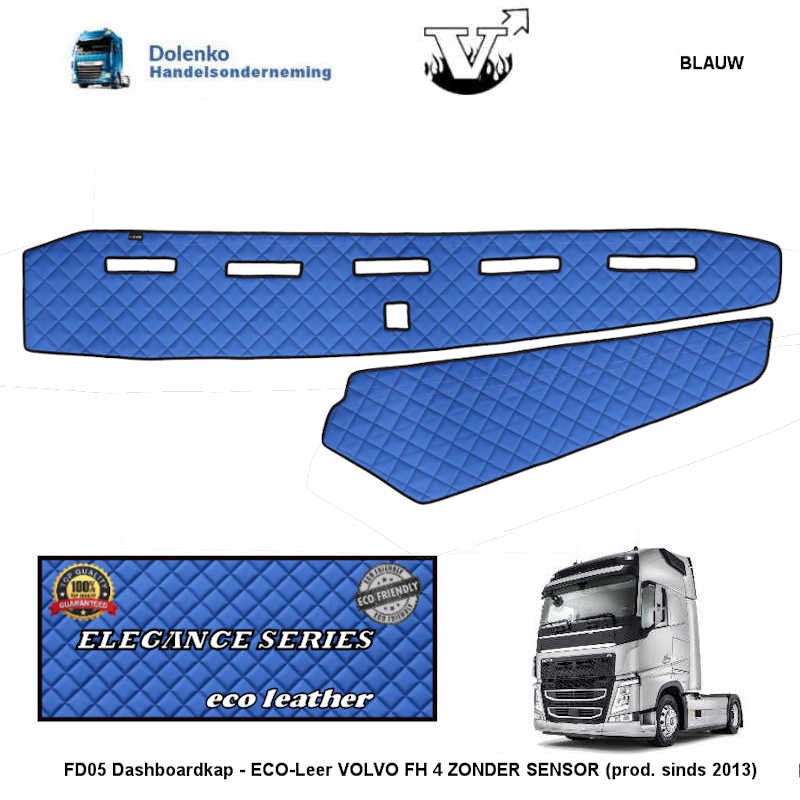 Armaturenbrettpolster - ECO-Leder, VOLVO FH 4 OHNE SENSOR (prod. sinds 2013)
