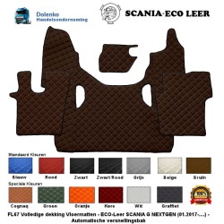 SCANIA G-NEXTGEN- Tunnelabdeckung und Fusmatten - Automatik Getriebe - (PROD. 2017-....) FL67-SM67