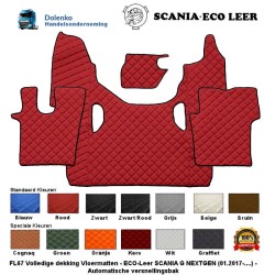 SCANIA G-NEXTGEN - TUNNELCOVER AND FLOORMATS - AUTOMATIC GEARBOX - (PROD. 2017-....) FL67-SM67