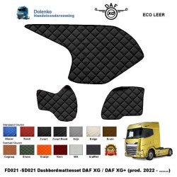 Armaturenbrettmatten - ECO-Leder, DAF XG - XG+ - XF.NG (2022-....) FD021-SD021