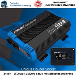 TOP QUALITY TRUCK INVERTER 24V AC / 220V DC 2500W CLEAR SINUS