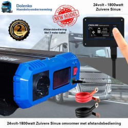 TOP QUALITY TRUCK INVERTER 24V AC / 220V DC 1800W CLEAR SINUS