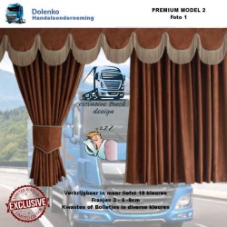 LKW Gardinen Satz Alcantara 3 modellen von Einfach bis sehr luxurioesen satz