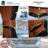 LUXURY PREMIUM TRUCK CURTAINS DOUBLE ALCANTARA FABRIC 100% BLACKOUT