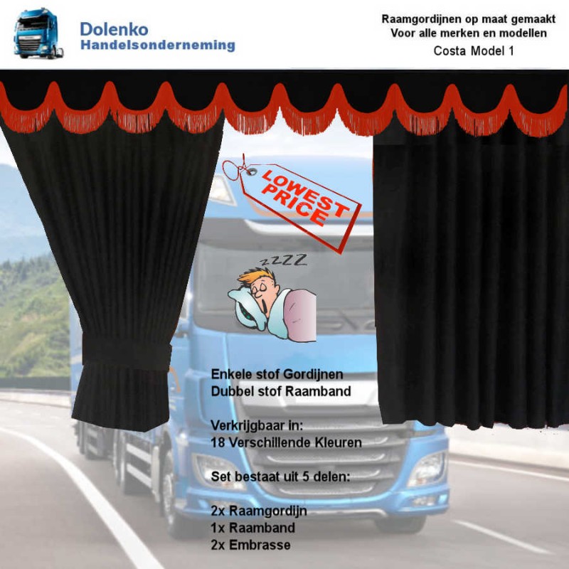 Type Costa Gordijnen Alcantara  Enkele Stof