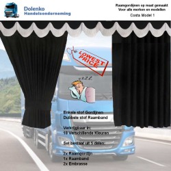 Type Costa Gardinen Alcantara Einzelner Stoff