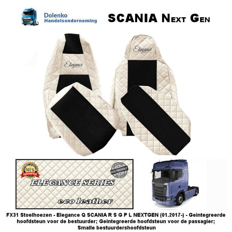 SCANIA R / S / G / P / L  NEXT GEN. (prod.von 01.2017-)NEXT GEN. GLEICHE SITZE FX31-UX31