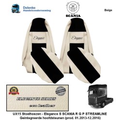 SCANIA R & G & P SERIES STREAMLINE   (prod. 01-2013-12.2016) (INTREGATED HEADRESTS) FX15-UX15