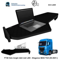 VOLLE BREITE TISCH ELEGANCE  mit LED - Elegance, MAN TGX (03.2021-) FT38