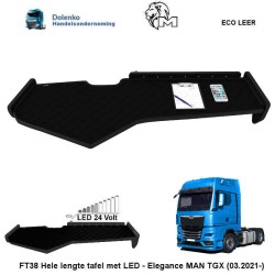 VOLLE BREITE TISCH ELEGANCE  mit LED - Elegance, MAN TGX (03.2021-) FT38