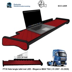 Hele lengte tafel met LED - Elegance- Passend voor MAN TGX (2007 - 2020) FT30
