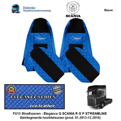 SCANIA R & G & P SERIES STREAMLINE   (prod. 01-2013-12.2016) (INTREGATED HEADRESTS) FX15-UX15