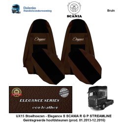 SCANIA R & G & P SERIES STREAMLINE   (prod. 01-2013-12.2016) (INTREGATED HEADRESTS) FX15-UX15