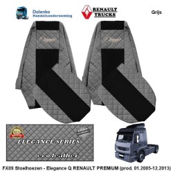 RENAULT PREMIUM II - ECO LEATHER - SEAT COVERS - PROD. (2005-2013) FX09-UX09