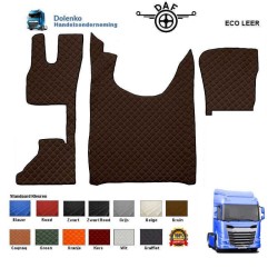 DAF XF NG Engine tunnel cover and floor mats Automatic Suspension or Fixed Co-driver seat FL70-SM70