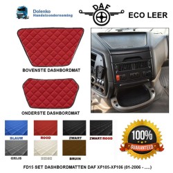 Armaturenbrett Matten - ECO-Leder, DAF XF 105 - XF 106 (Produkt 2006-)
