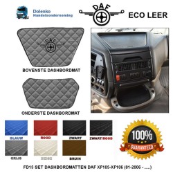 Dashboard Matten - ECO-Leer, DAF XF 105 - XF 106 (prod. 2006-)