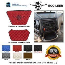 Dashboard Mats - ECO-Leather, DAF XF 105 - XF106 (prod. 2006-)