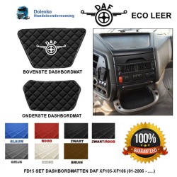 Dashboard Mats - ECO-Leather, DAF XF 105 - XF106 (prod. 2006-)