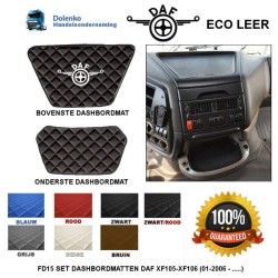 Dashboard Matten - ECO-Leer, DAF XF 105 - XF 106 (prod. 2006-)
