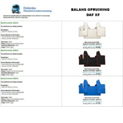 BARGAIN SALE Stock Tunnel Covers and Floor mats for DAF XF105 - XF106