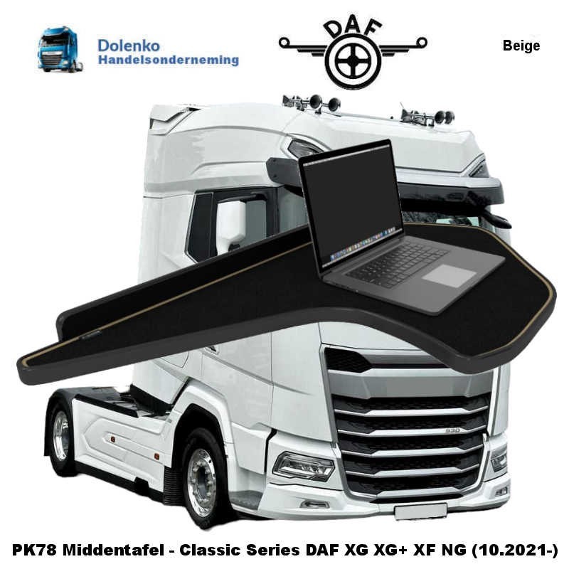 PK78 Center Dashboard Table Classic for DAF XG - XG+ - XF NG (2021 - ....)
