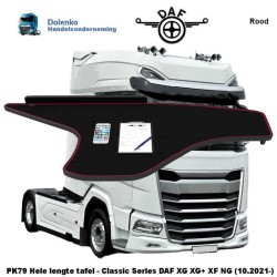 PK79 Full Widht Dashboard Table  for DAF XG-XG+-XF-NG (2021-....)