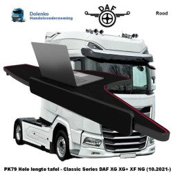 PK79 Hele lengte dashbordtafel tafel voor DAF XG-XG+-XF-NG (2021-....)