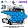 Mittel Armatturenbrett Tisch (Old Skool Series) DAF XG -XG+-XF-NG (2021-....) MIT VELOURS IM DANISCHER PUCHE MOTIEF