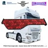 PK62V HELE LENGTE TAFEL  DAF XF EURO 6 (01-2014-....) MET VELOURS IN DEENSE PLUCHE MOTIEF