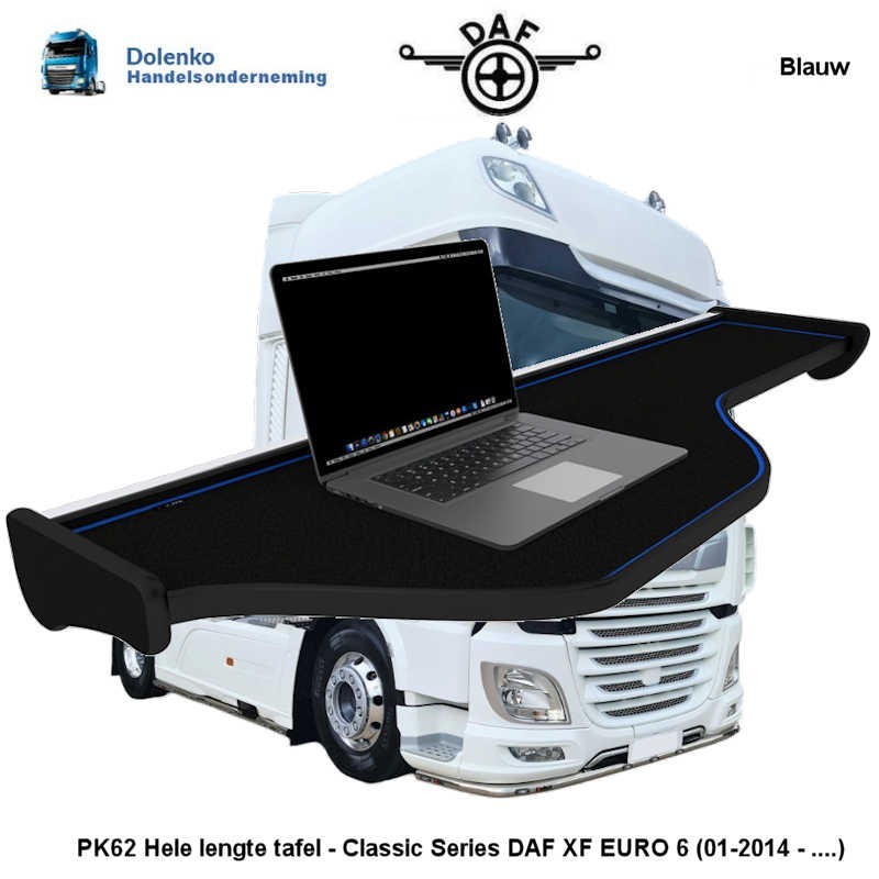 PK62 HELE LENGTE TAFEL DAF XF EURO 6 CLASSIC SERIE (01-2014-....)
