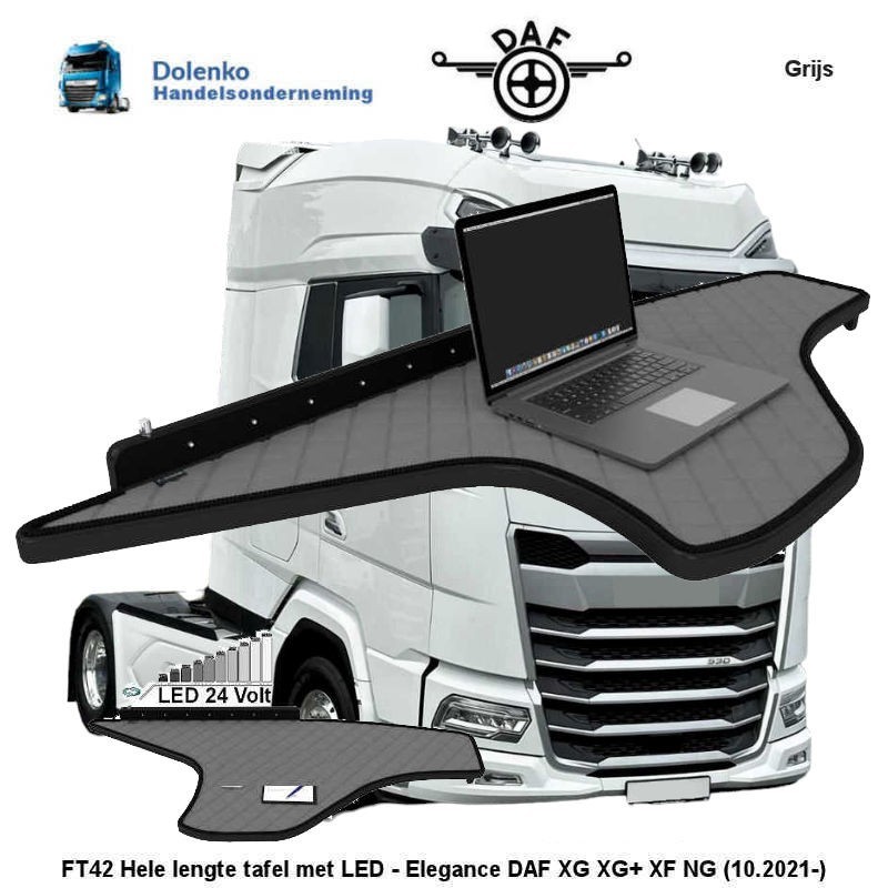 Full Width Table For DAF XG -XG+-XF-NG (2021-....) FT42