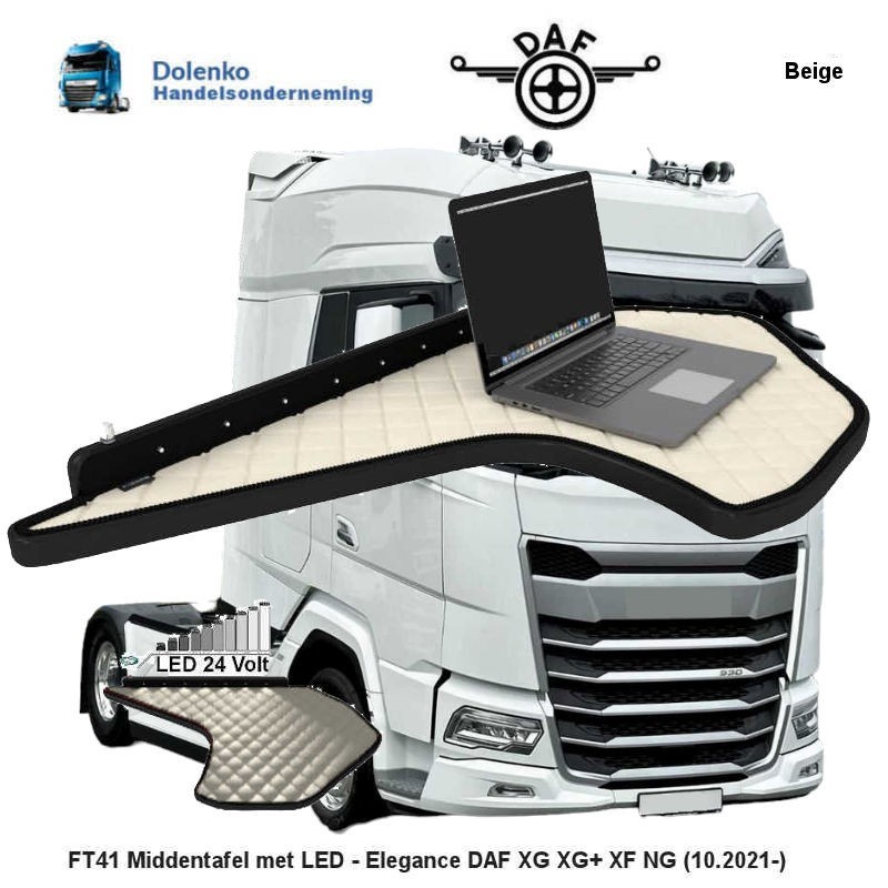 FT41 Midden Dashbord tafel voor DAF XG-XG+-XF-NG (2021-....)