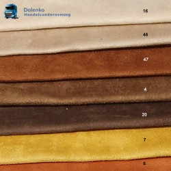 LUXE PREMIUM TRUCK GORDIJNEN DUBBELE ALCANTARA STOF AFGEWERKT MET VELOURS IN DEENSE PLUCHE MOTIEF