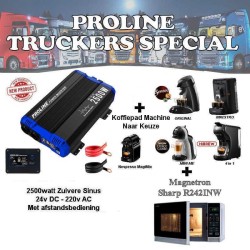 Truckers Special 2024 omvormer + Senseo + Magnetron