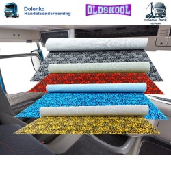 Velours in Deense Pluche motief per strekkende meter