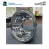 22.5"x 9" Truck Wheel shell for rear rim, stainless steel,