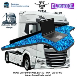 PK79V Volle Breite Tisch DAF XG -XG+-XF-NG (2021-....) Mit Velours im Danischer Puche Motief