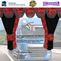 LKW Gardinen Satz Alcantara 3 modellen von Einfach bis sehr luxurioesen satz